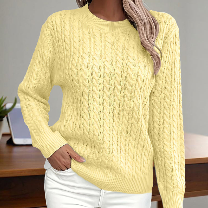 Adamina - Pulover elegant cu textură pentru femei