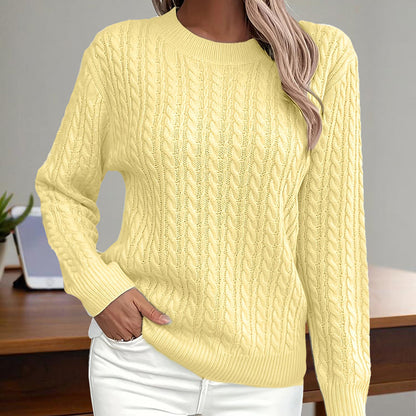 Adamina - Pulover elegant cu textură pentru femei