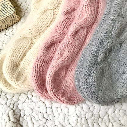 Dorothy - Șosete călduroase din lână tricotată pentru femei