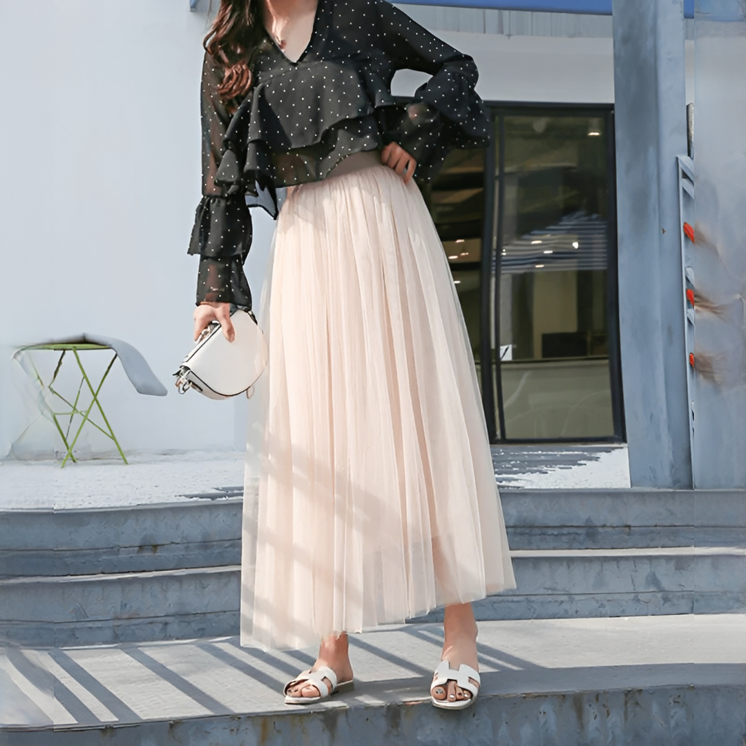 Zelde - Fustă lungă de damă până la glezne