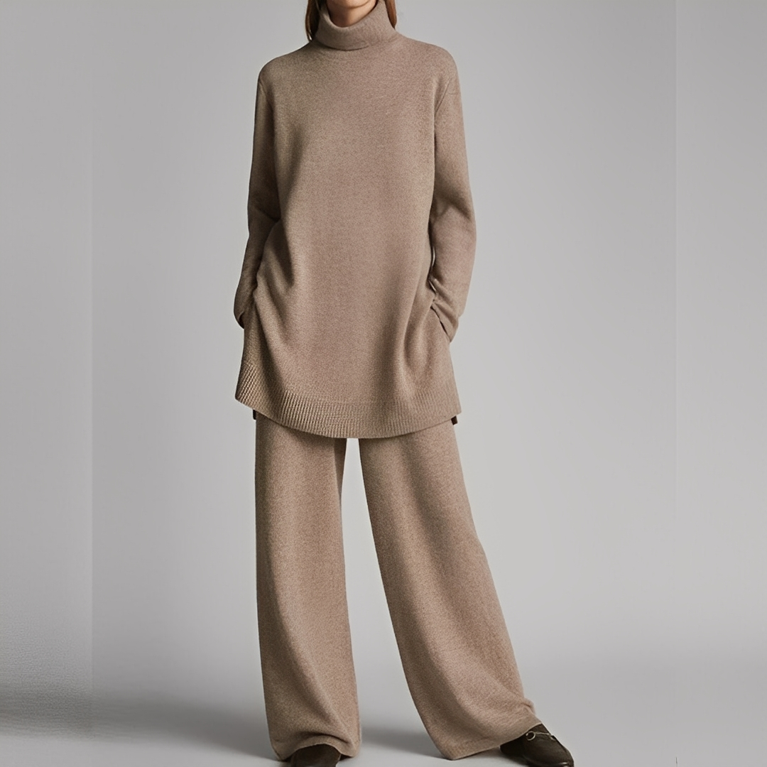 Mireille - Set de pulover și pantaloni casual de iarnă pentru femei