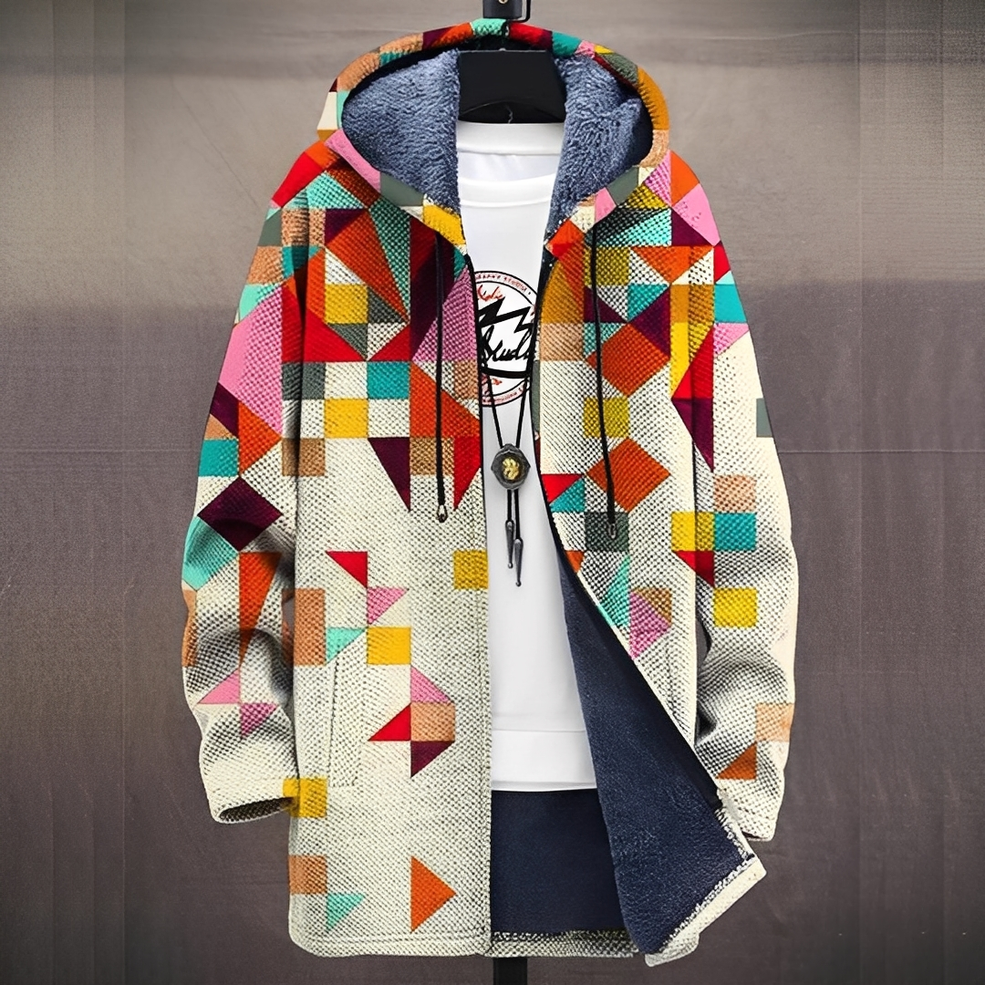 Nolann - Cardigan cu imprimeu digital pentru bărbați