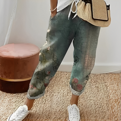 Jacintă - Pantalon comod cu cordon reglabil pentru femei