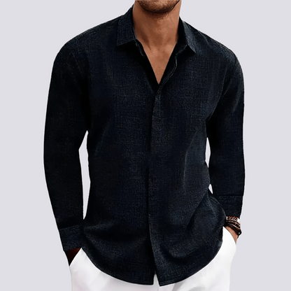 Joseph - Cămașă casual pentru bărbați cu mâneci lungi