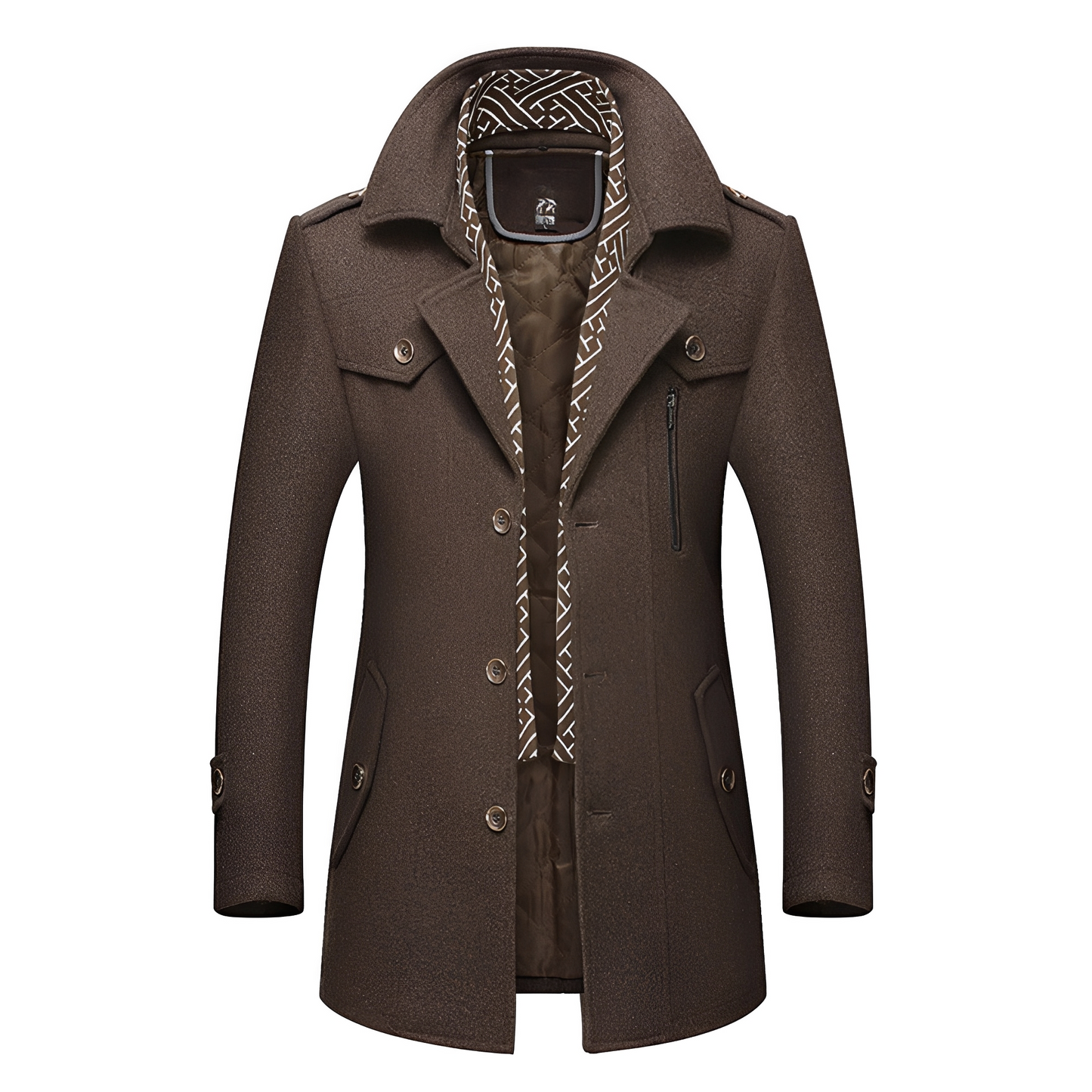 Ronny - Pardesiu vintage cu mai multe buzunare pentru bărbați