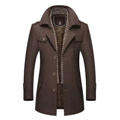 Ronny - Pardesiu vintage cu mai multe buzunare pentru bărbați