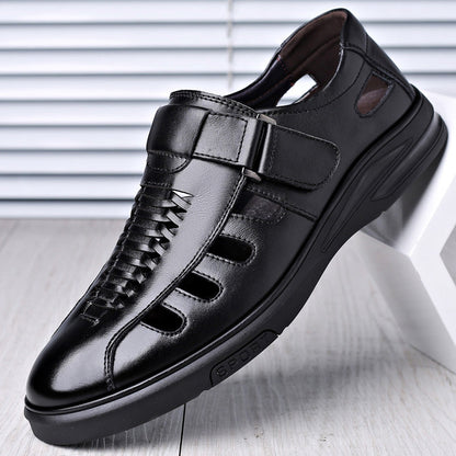 Nelson - Sandale elegante din piele deschisă pentru bărbați