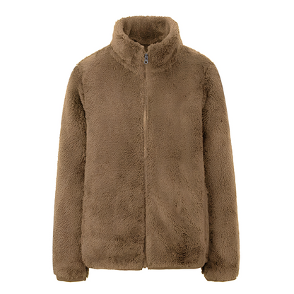 Alexis - Vestă stilată din fleece cu fermoar frontal pentru femei