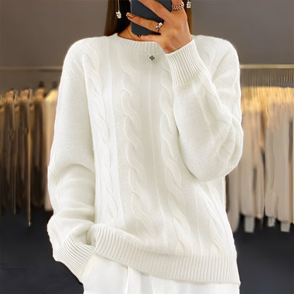 Leanne - Stil clasic de pulover tricotat pentru femei