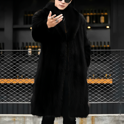 Matteo - Palton elegant din blană pentru bărbați