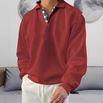 Colsen - Pulover modern pentru bărbați cu fermoar