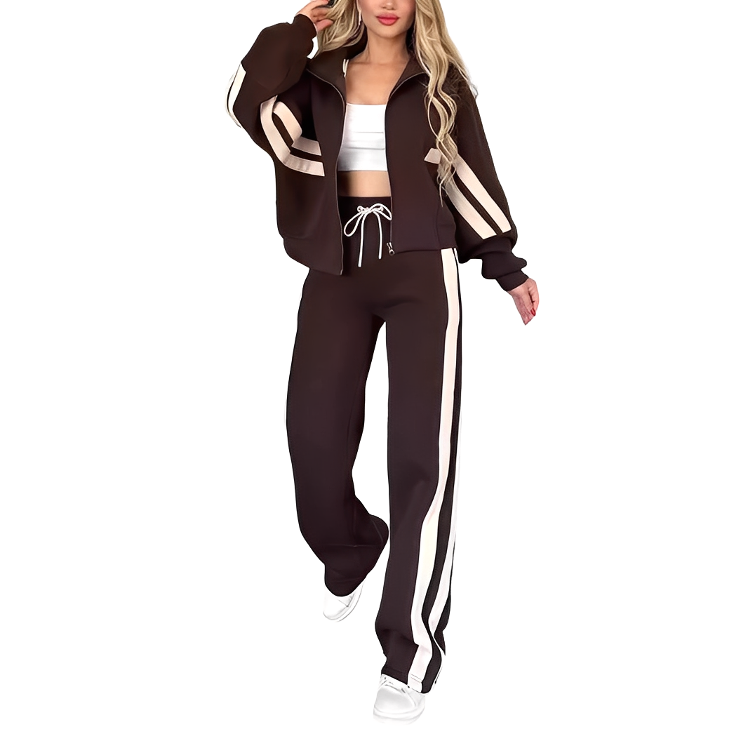 Maddie - Set sportiv elegant din două piese pentru femei