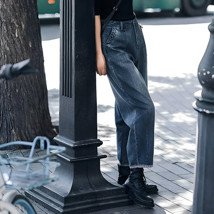 Shirlee - Blugi eleganți cu talie înaltă pentru femei