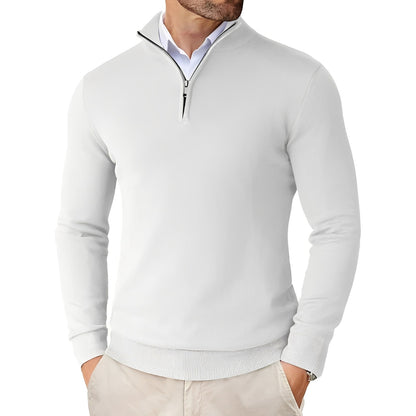 Frank - Pulover modern, lejer, cu fermoar pentru bărbați