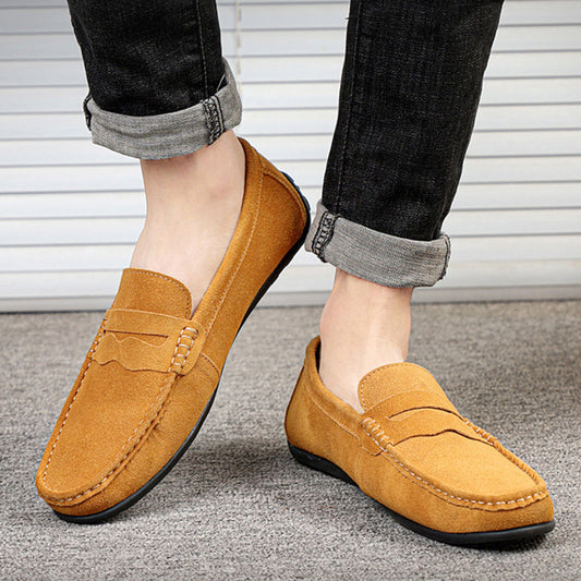 Gibson - Pantofi loafer retro din piele întoarsă pentru bărbați