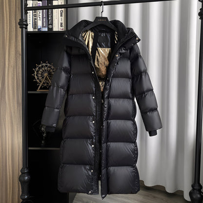 Mildred - Haină lungă cu puf, stil casual, pentru femei