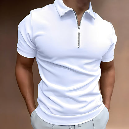 Hubert - Polo Shirt Elegant with Fastening for Men