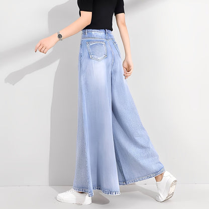 Jasmine - Blugi eleganți cu picior larg pentru femei