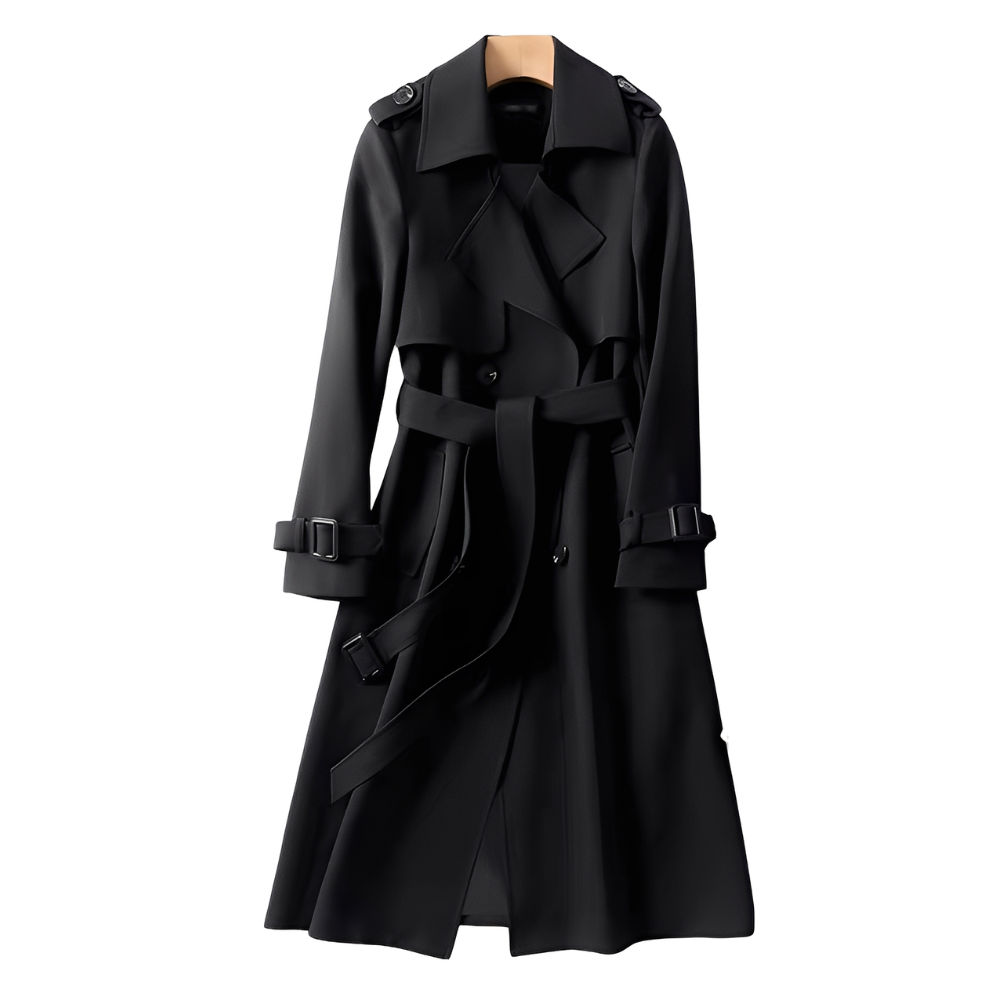 Patricia - Trenchcoat elegant cu butoane pentru dame