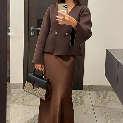 Anjelica - Cardigan elegant, tricotat lejer pentru femei
