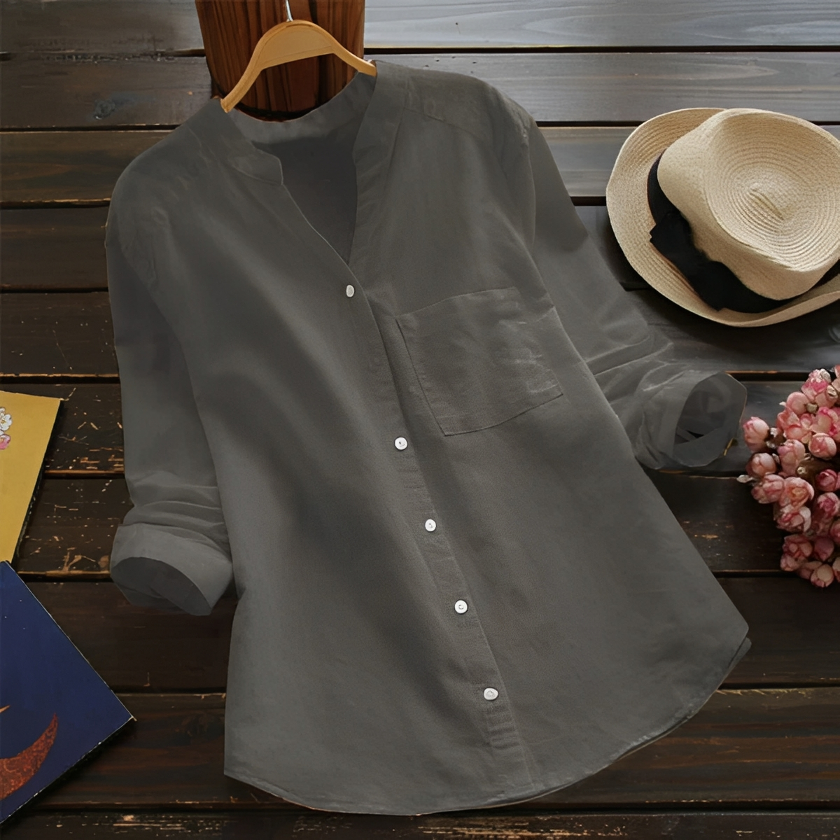 Sandrina - Cămașă de vară lejeră pentru femei