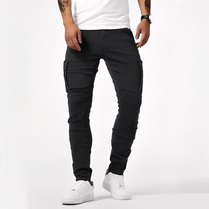 Franck - Pantalon cargo stretch pentru bărbați, confortabil