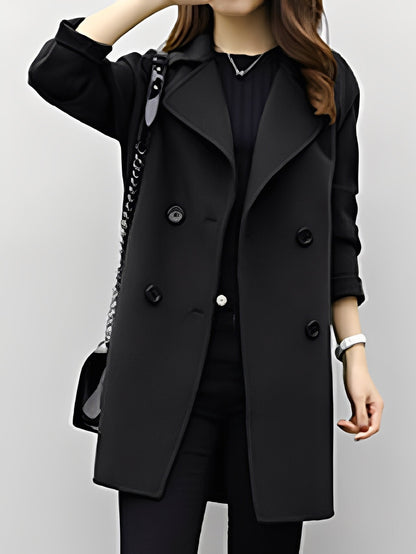 Nichole - Trenchcoat dublu elegant pentru femei