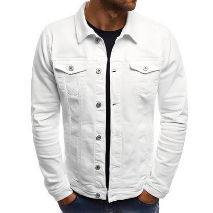 Steven - Jachetă din denim elegantă cu buzunare pentru bărbați