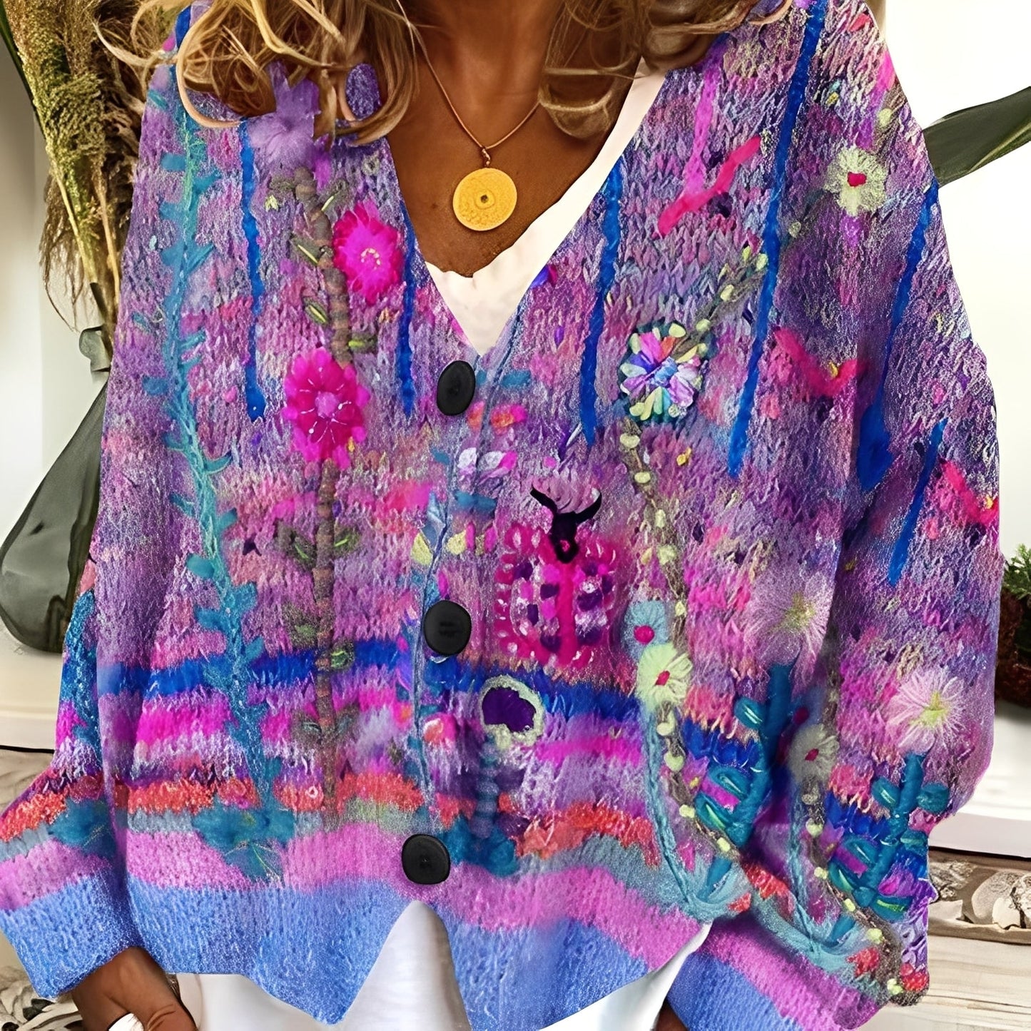 Daphné - Pulover confortabil și colorat pentru femei