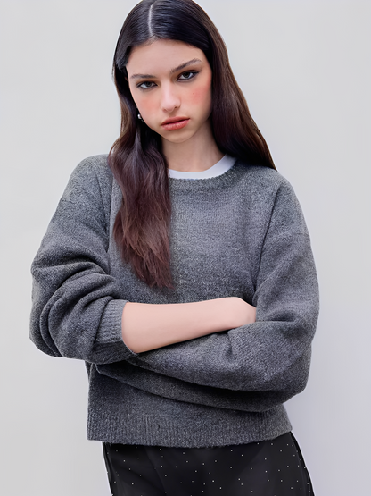 Luvenia - Pulover lejer și cald din poliester pentru dame