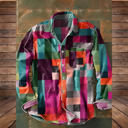 Gontran - Cămașă elegantă cu buzunar practic pentru bărbați