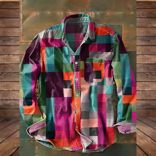 Gontran - Cămașă elegantă cu buzunar practic pentru bărbați