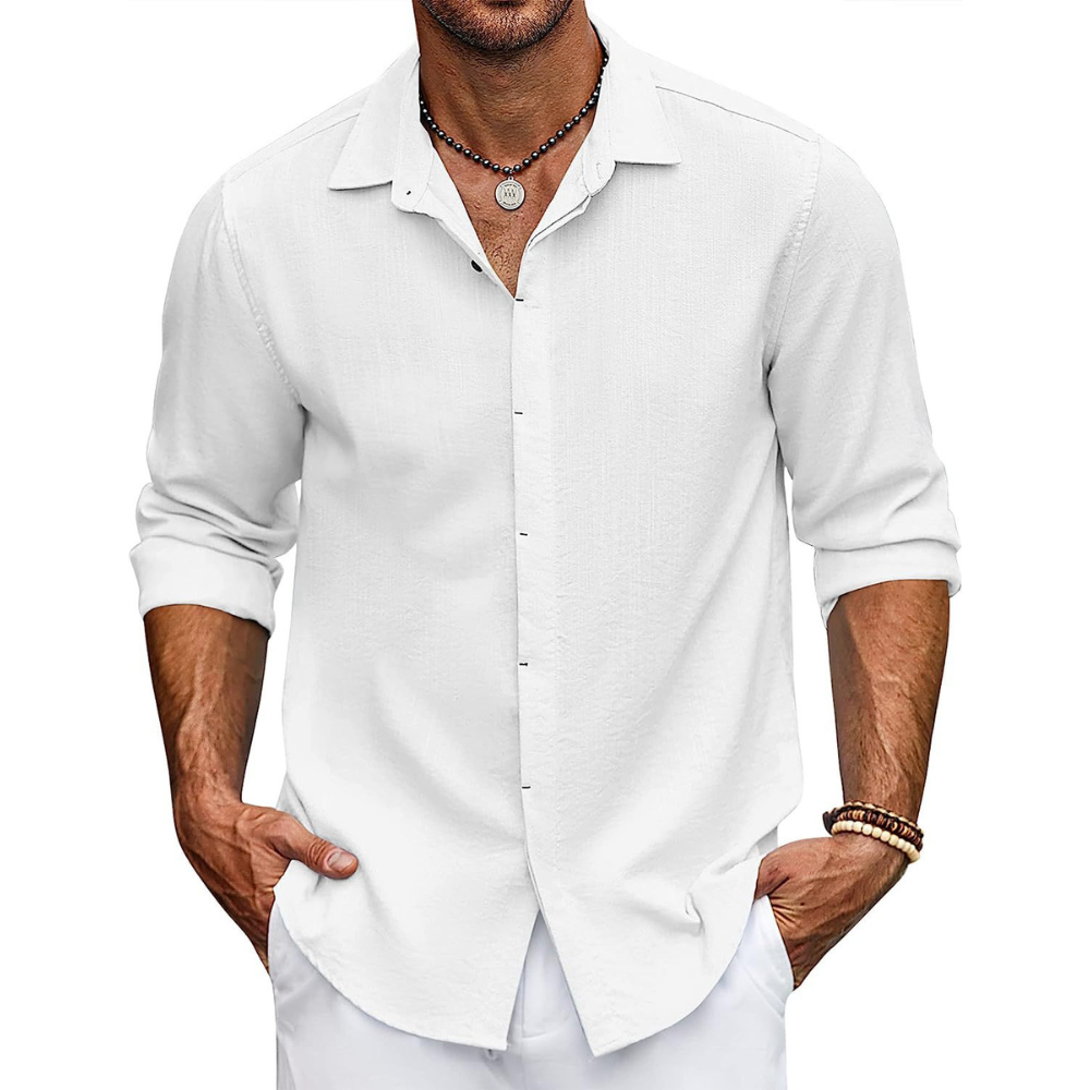 Gino - Cămașă comodă de agrement pentru bărbați