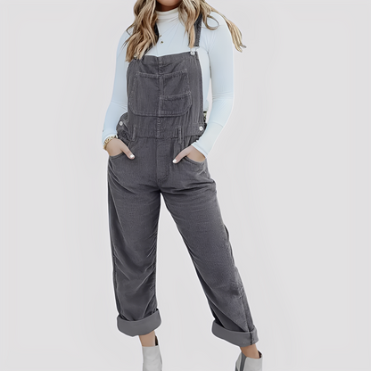 Mildred - Salopetă clasică și confortabilă din denim pentru femei