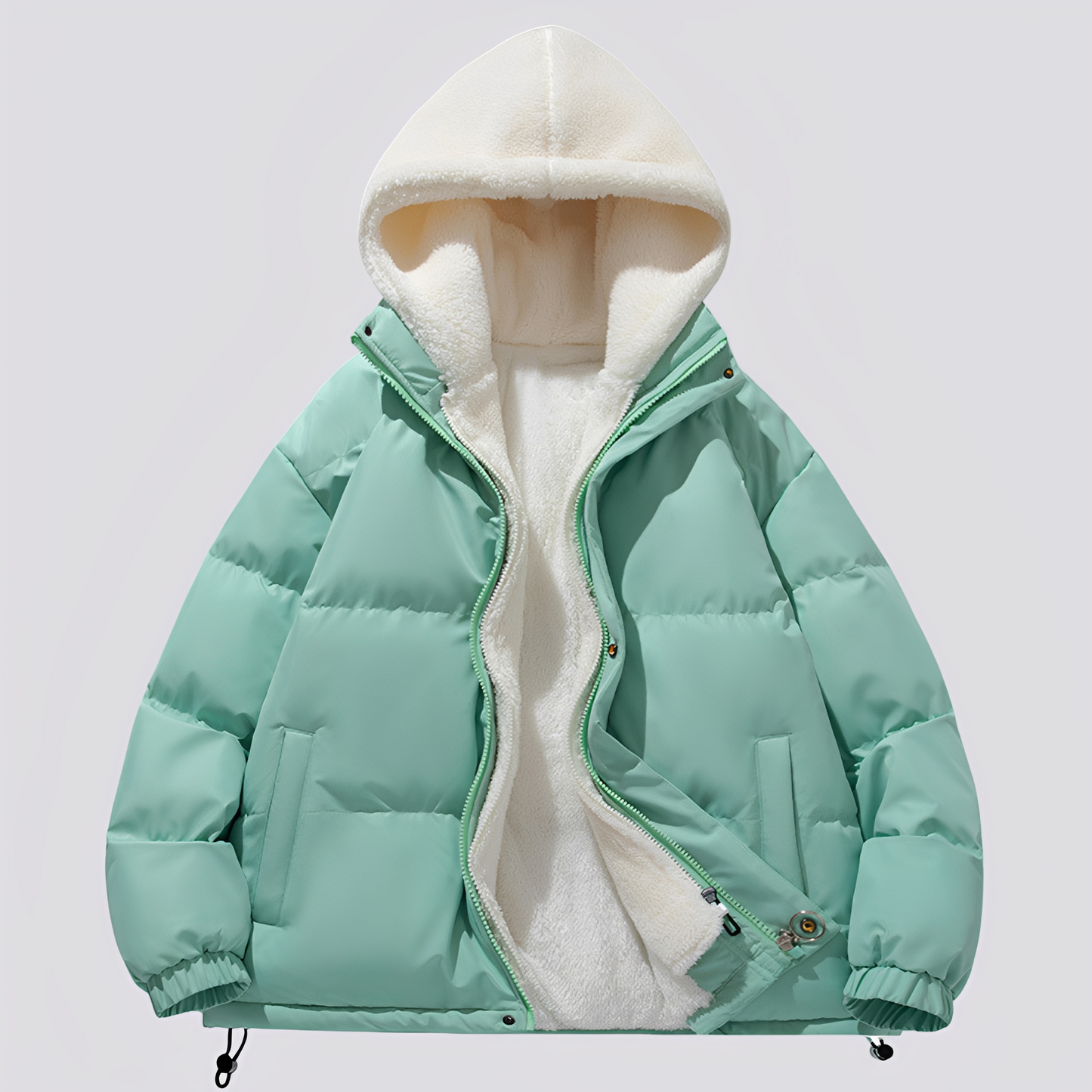 Gary - Jachetă călduroasă cu glugă și fermoar pentru bărbați