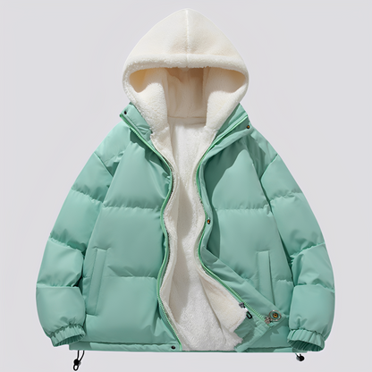 Gary - Jachetă călduroasă cu glugă și fermoar pentru bărbați