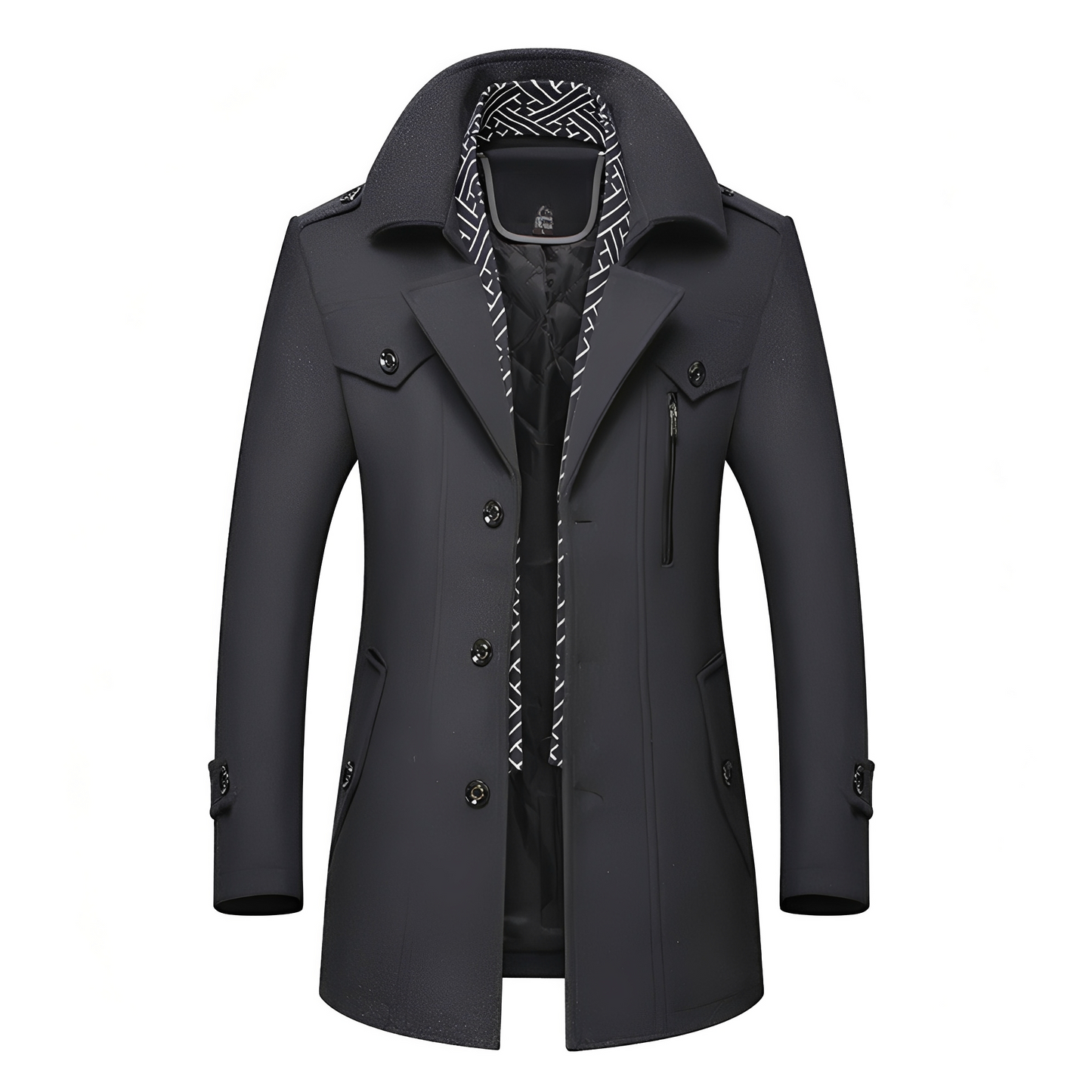 Ronny - Pardesiu vintage cu mai multe buzunare pentru bărbați