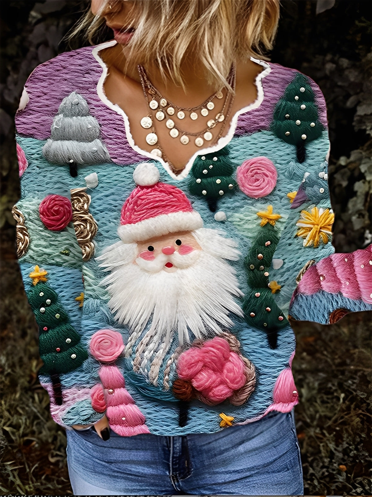 Esme - Polar feminin cu mâneci lungi