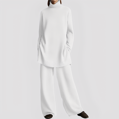 Jessica - Costum lounge elegant cu guler înalt pentru femei