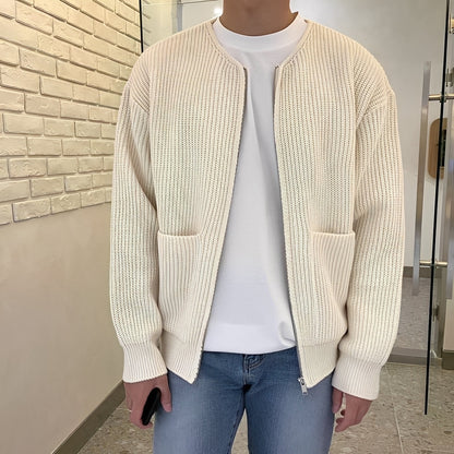 Lyam - Cardigan tendință cu buzunar pentru bărbați