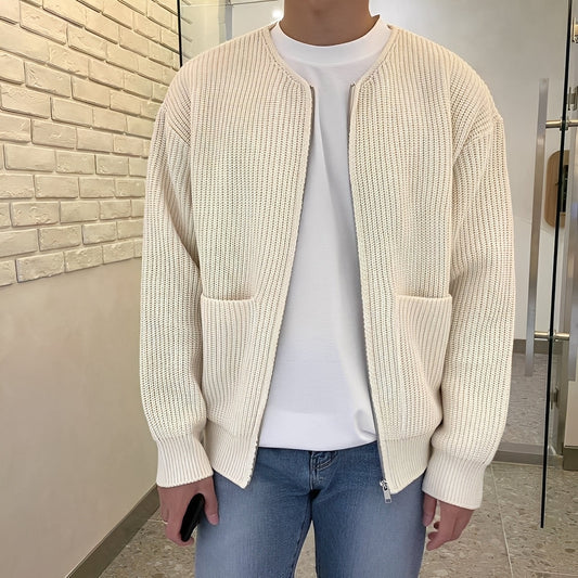 Lyam - Cardigan tendință cu buzunar pentru bărbați