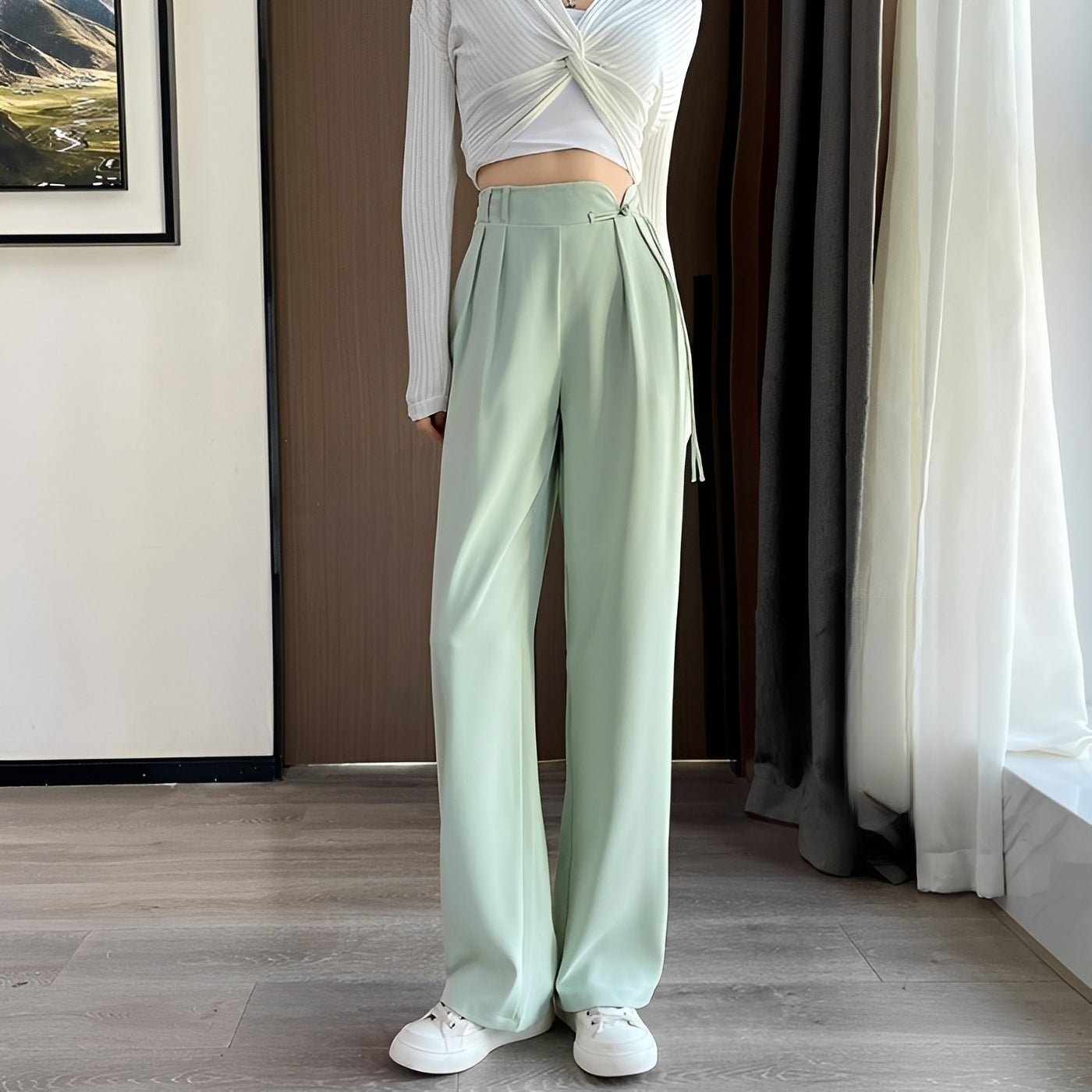 Deserie - Pantaloni de vară eleganți pentru femei