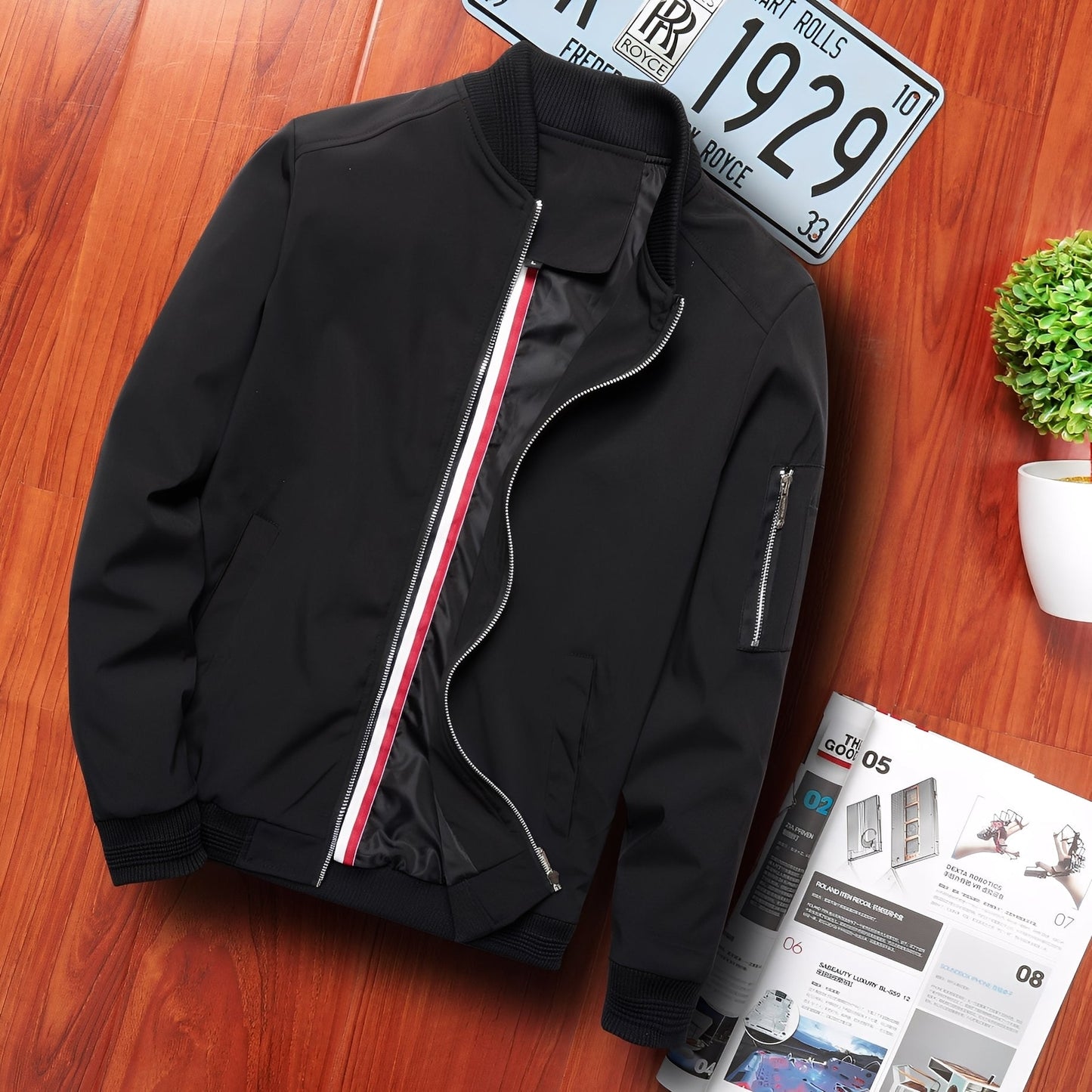 Leonard - Jachetă bomber elegantă pentru bărbați