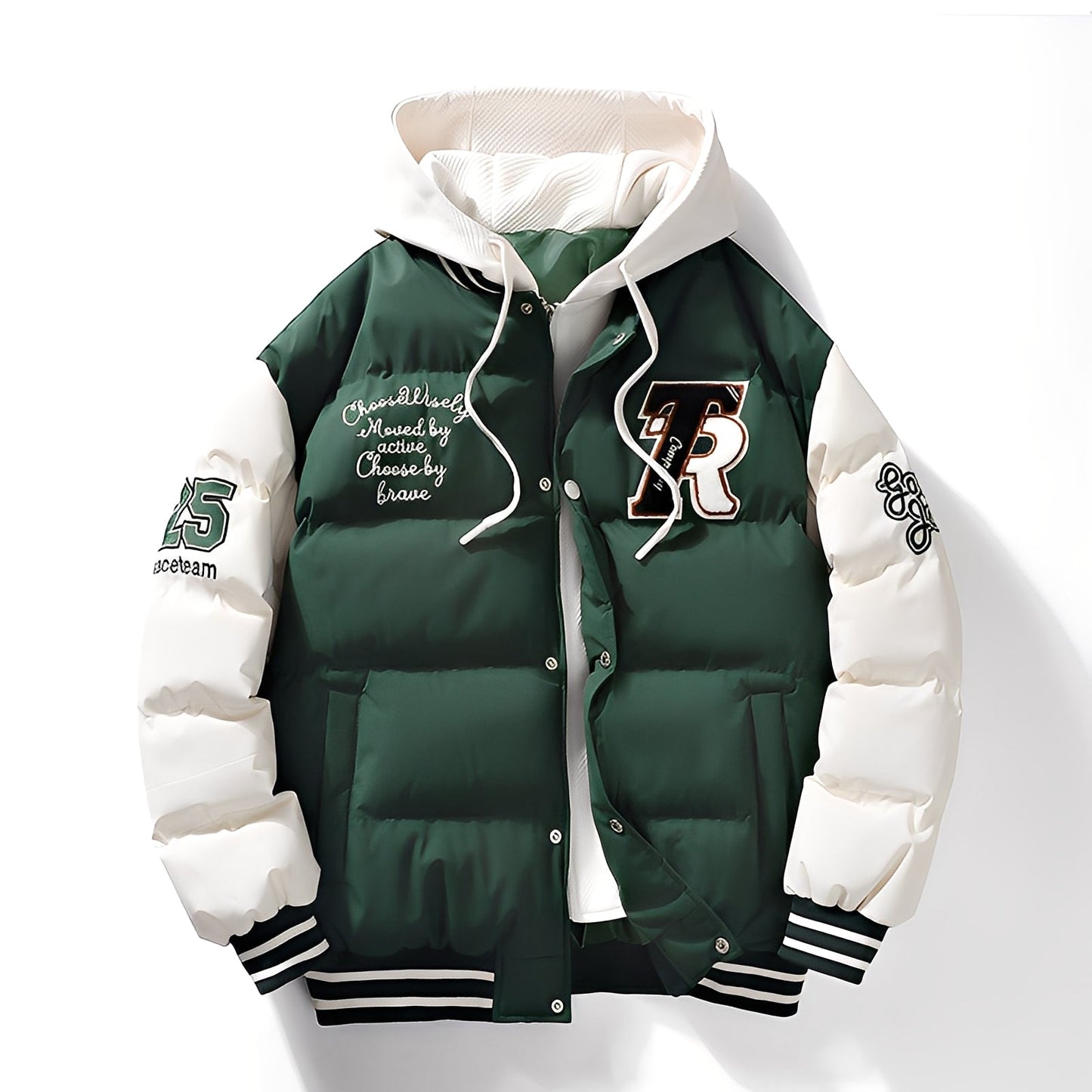 Xander - Jachetă de iarnă cu glugă pentru bărbați