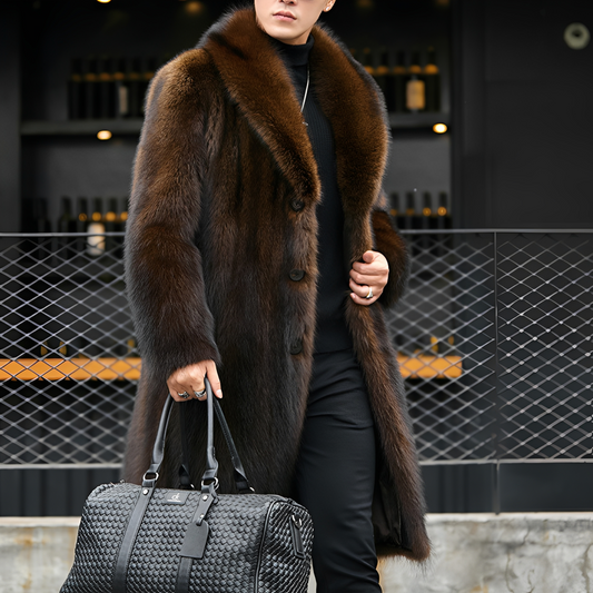 Matteo - Palton elegant din blană pentru bărbați