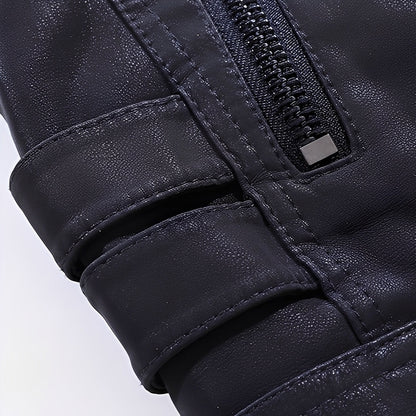 Dillan - Geacă de piele pentru motocicliști chic pentru bărbați