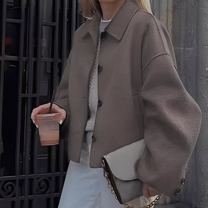Patricia - Jachetă modernă cu guler lejer pentru femei