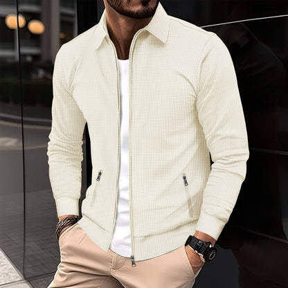 Anthony - Jachetă modernă pentru bărbați cu buzunare cu fermoar