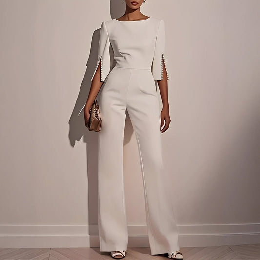 Gretel - Salopetă șic și elegantă cu mâneci clopot pentru femei