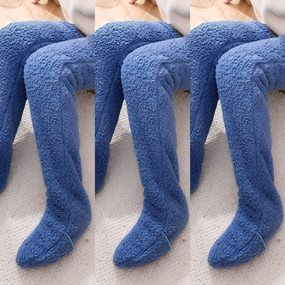 Camellia - Șosete de iarnă călduroase, până la genunchi, pentru femei